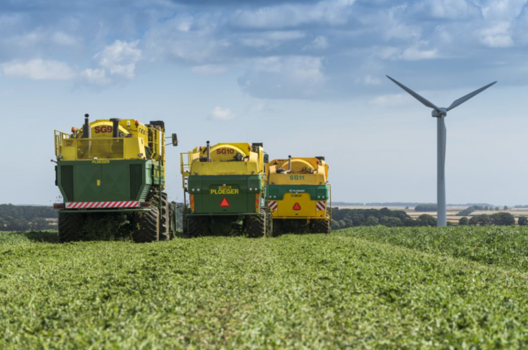Swaythorpe Growers Pea Harvest